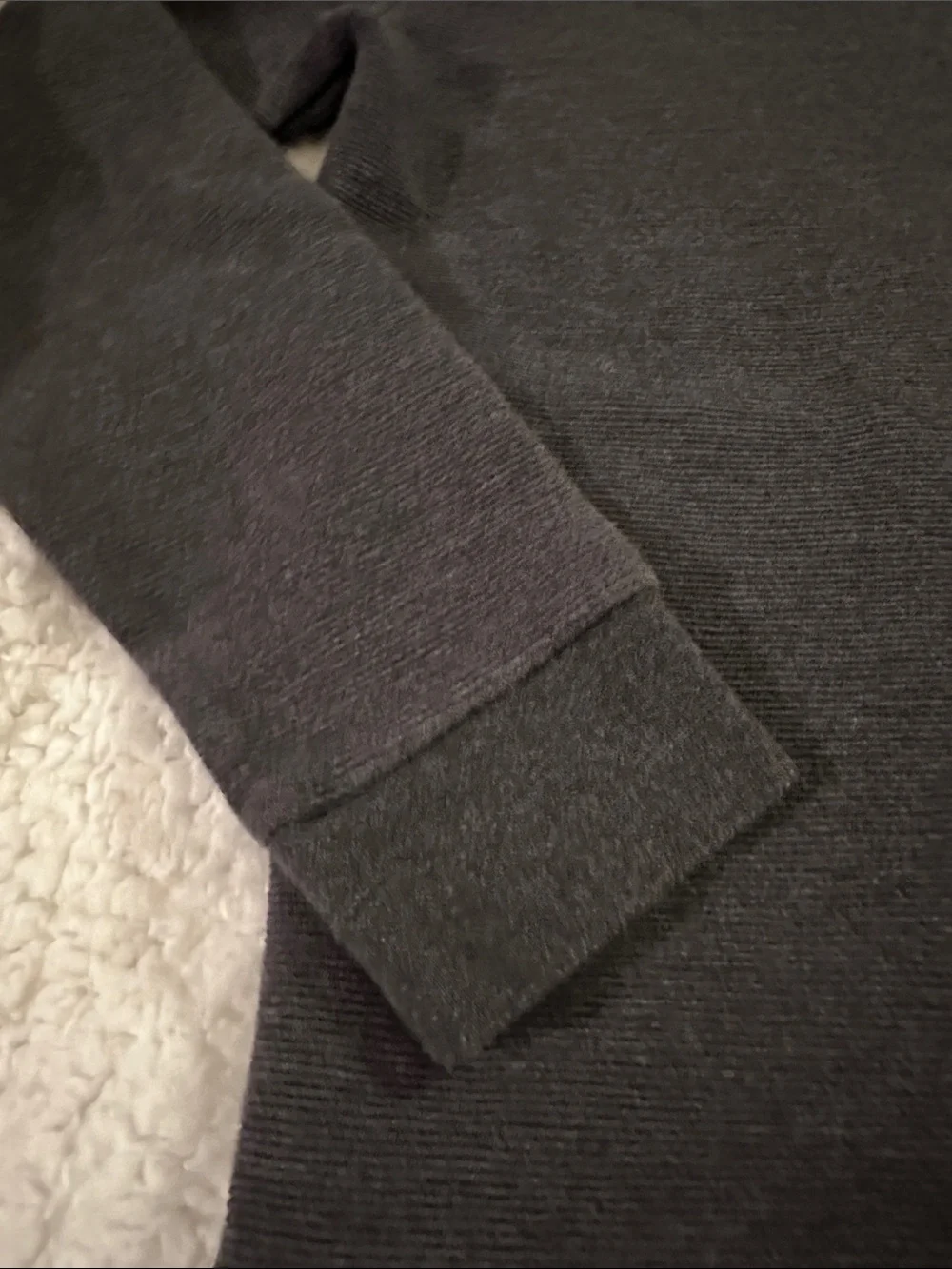 Men's H&M Charcoal Zip-Up Sweater
